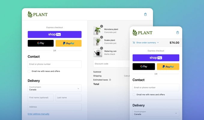 hogh converting shopify cart